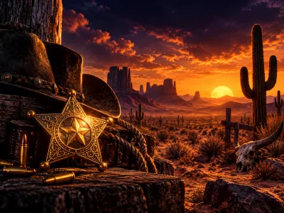 Wanted Dead or a Wild slot game at SpinDjinn Casino